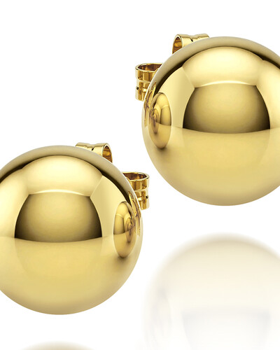 Foto Brinco Bola 15mm | Ouro Amarelo 18k