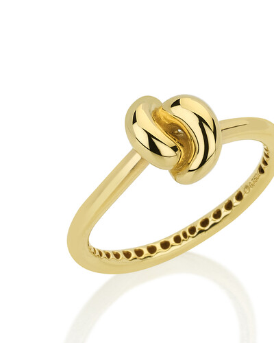 FotoAnel Nó | Ouro Amarelo 18K