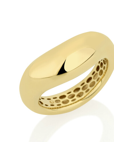 FotoAnel Curvo | Ouro Amarelo 18k