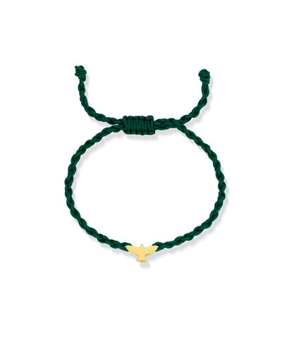 Foto Pulseira Trançada Espirito Santo | Ouro Amarelo 18K