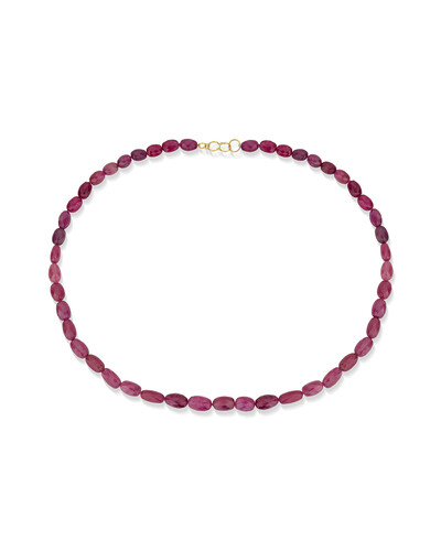 Foto Colar Rubi Oval | Ouro Amarelo 18k