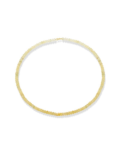 Foto Colar Degradê Água Marinha Amarela | Ouro Amarelo 18k