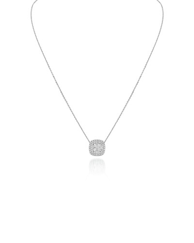 Foto Colar Ilusion Diamantes | Ouro Branco 18k
