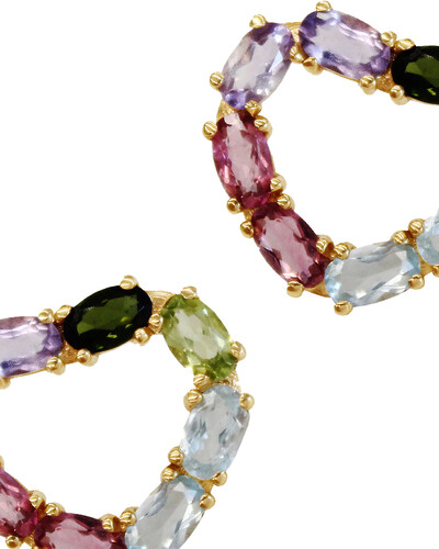 FotoBrinco Coração Vazado Colorido | Ouro Amarelo 18k