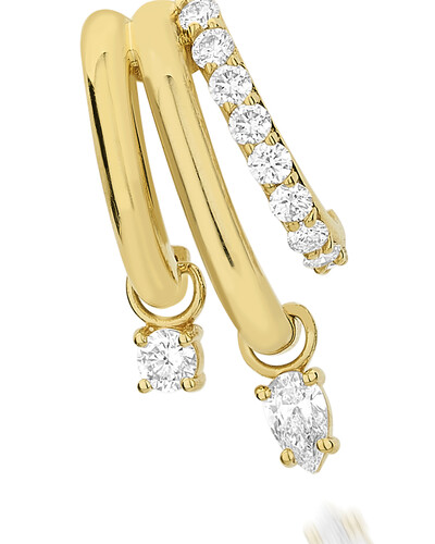 Foto Brinco Voyage Argolinhas | Ouro Amarelo 18k