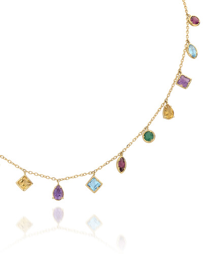 FotoColar Pedras Coloridas | Ouro Amarelo 18k