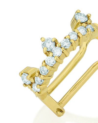 FotoPiercing Topázio Azul | Ouro Amarelo 18k