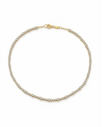 Foto Choker Riviera Duet Diamante Irregular | Ouro Amarelo 18k