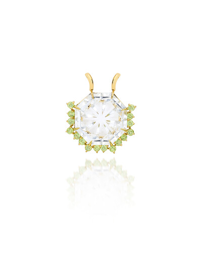 Foto Pingente Cristal e Peridoto | Ouro Amarelo 18k