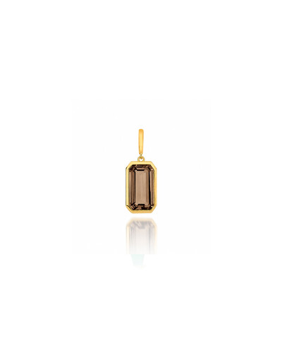 Foto Pingente Quartzo Fumê | Ouro Amarelo 18k