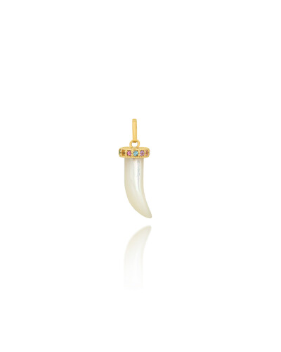 Foto Pingente Dente Madrepérola | Ouro Amarelo 18k