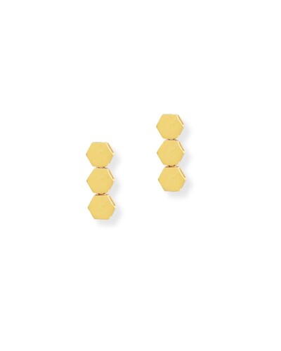 Foto Brinco Geométrico Curto | Ouro Amarelo 18k