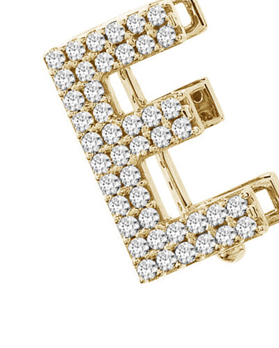 FotoPingente Letra Riviera Pavê Diamante | Ouro Amarelo 18k