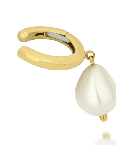 FotoPiercing Gota Pérola | Ouro Amarelo 18k