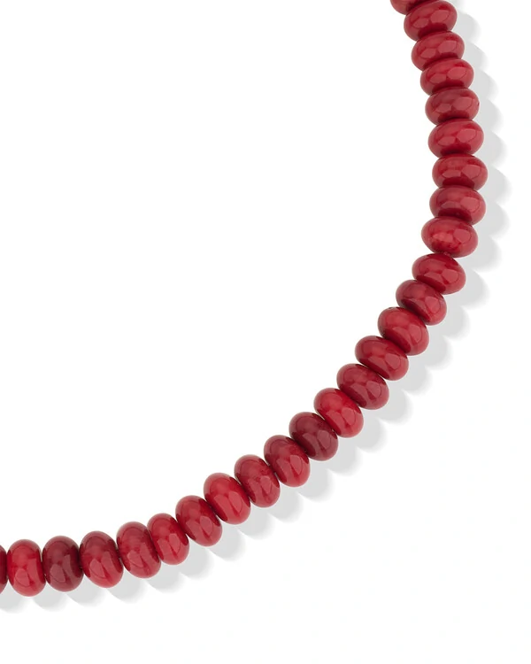 Colar Coral Pneu | Ouro Amarelo 18K