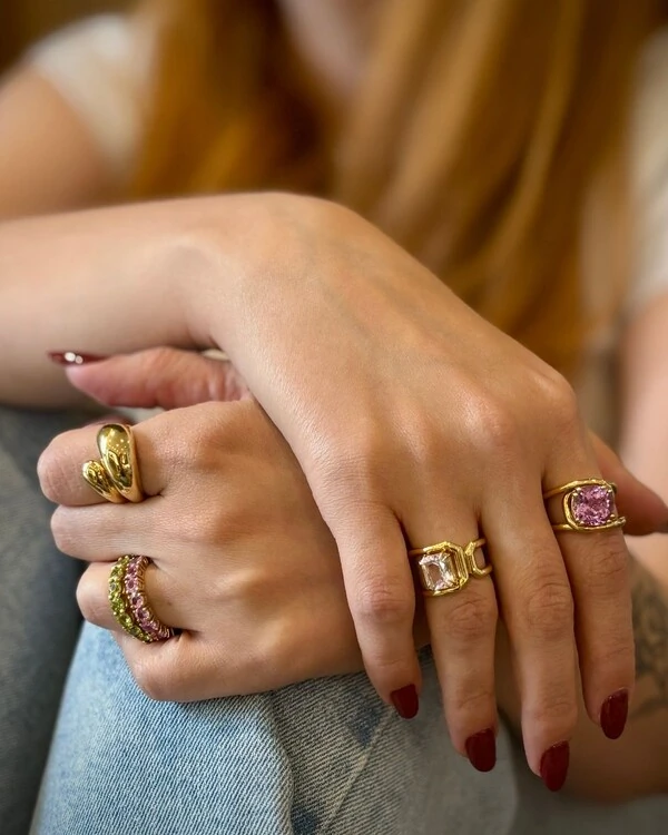 Anel Drops Of Love Bold Ouro Amarelo