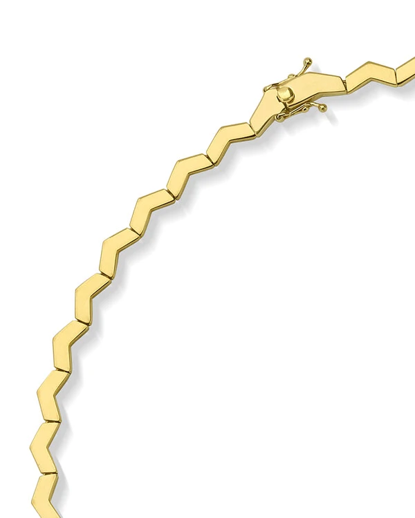 Colar Zig Zag | Ouro Amarelo 18k