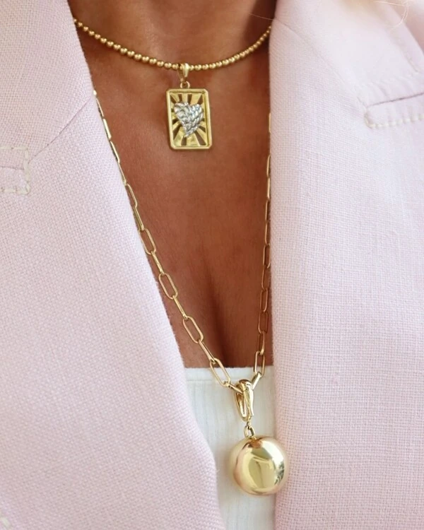 Colar Bolinhas 45cm | Ouro Amarelo 18K