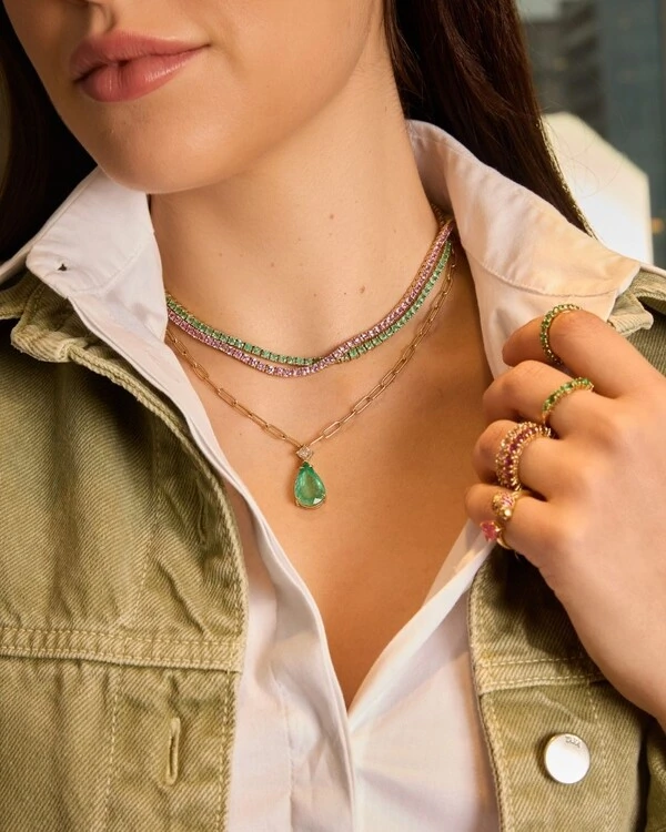 Choker Riviera Esmeralda