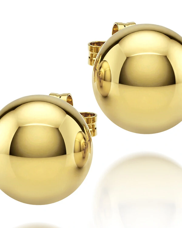 Brinco Bola 15mm | Ouro Amarelo 18k