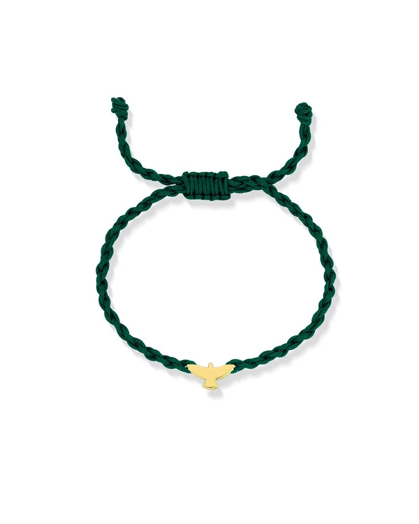 Pulseira Trançada Espirito Santo | Ouro Amarelo 18K