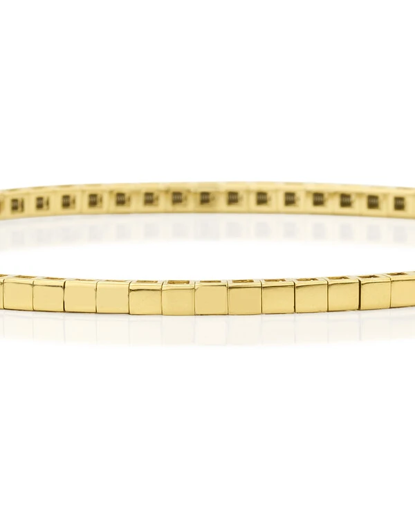 Pulseira Elos Quadrados | Ouro Amarelo 18k