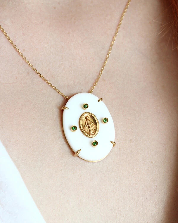 Colar Drops of Color Holy Grace Agata