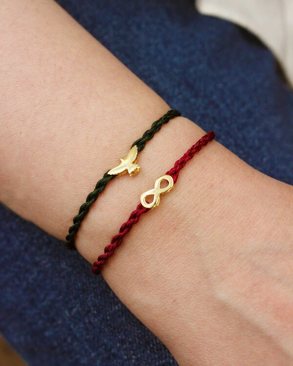 Pulseira Trançada Espirito Santo | Ouro Amarelo 18K