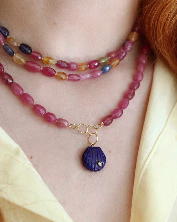 Colar Rubi Oval | Ouro Amarelo 18k