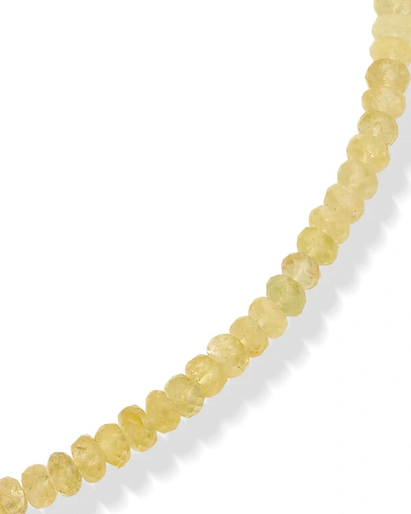 Colar Degradê Água Marinha Amarela | Ouro Amarelo 18k