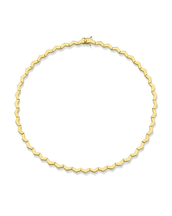 Colar Zig Zag | Ouro Amarelo 18k