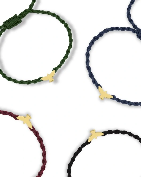 Pulseira Trançada Espirito Santo | Ouro Amarelo 18K