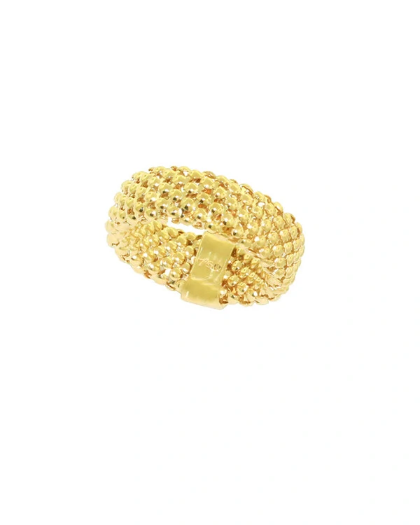 Anel Maleável Croco | Ouro Amarelo 18K