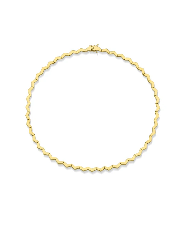 Colar Zig Zag | Ouro Amarelo 18k