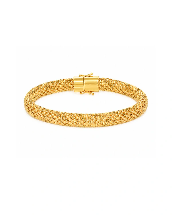 Pulseira Maleável Croco | Ouro Amarelo 18K