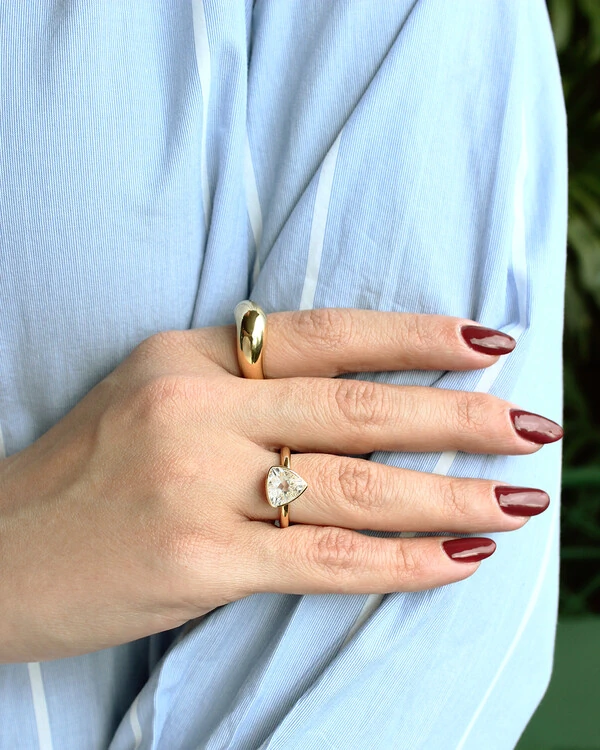 Anel Curvo | Ouro Amarelo 18k