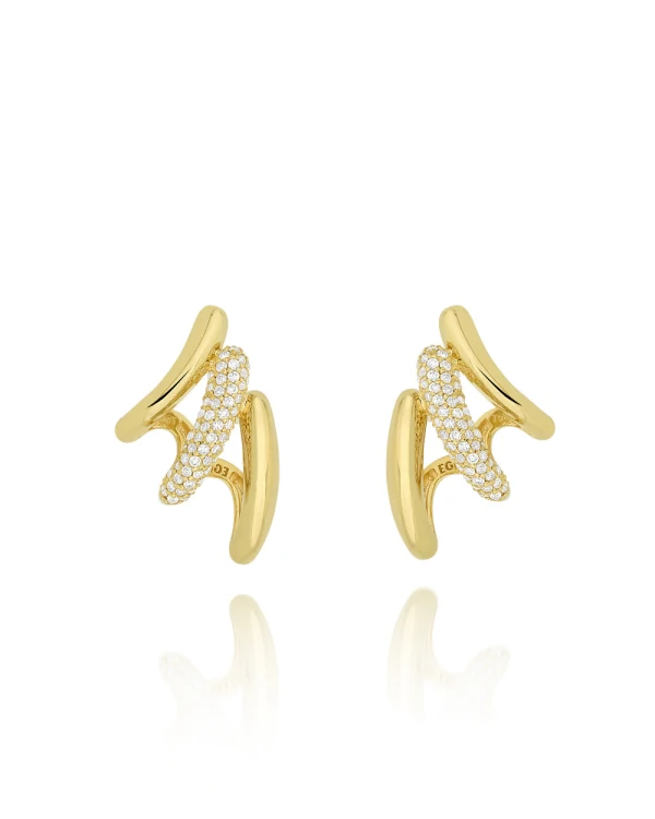 Brinco 3 Aros Diamante