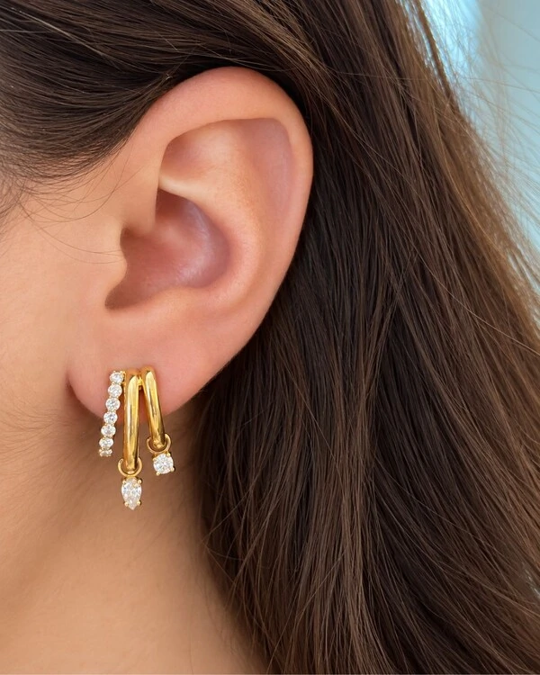 Brinco Voyage Argolinhas | Ouro Amarelo 18k