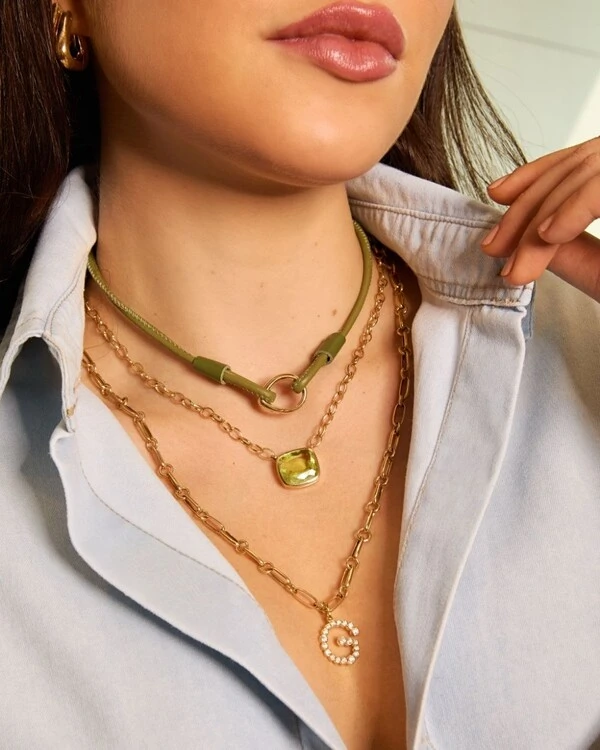 Pingente Duet Letra Diamante | Ouro Amarelo 18k
