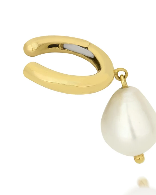 Piercing Gota Pérola | Ouro Amarelo 18k