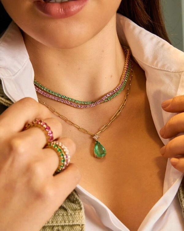 Choker Riviera Esmeralda