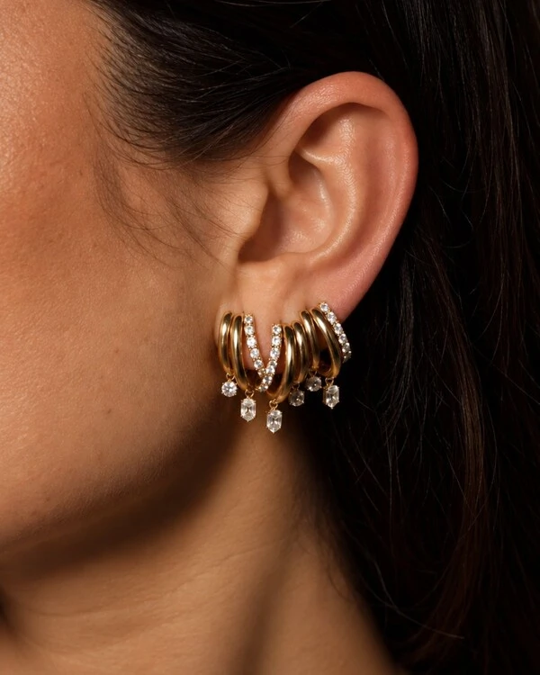 Brinco Voyage Argolinhas | Ouro Amarelo 18k