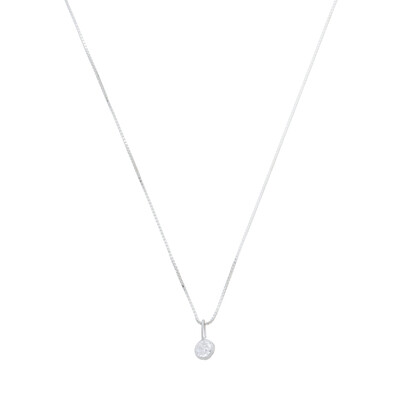 FotoPonto de Luz Veneziana 40cm Prata 925
