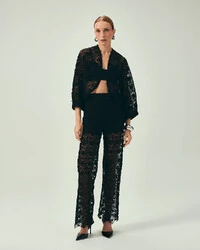 Calça Fleur Noir Preto