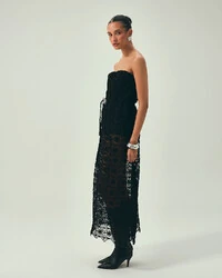 Vestido Fleur Noir Preto