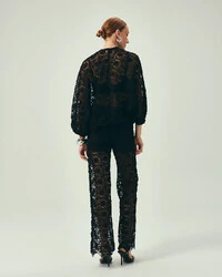 Calça Fleur Noir Preto