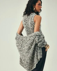 Cardigan Tahiti Preto