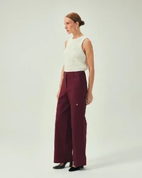 Calça Cargo Vermelho