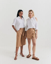 Camisa Recorte Branca