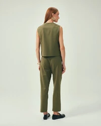 Calça Lã Fria Verde